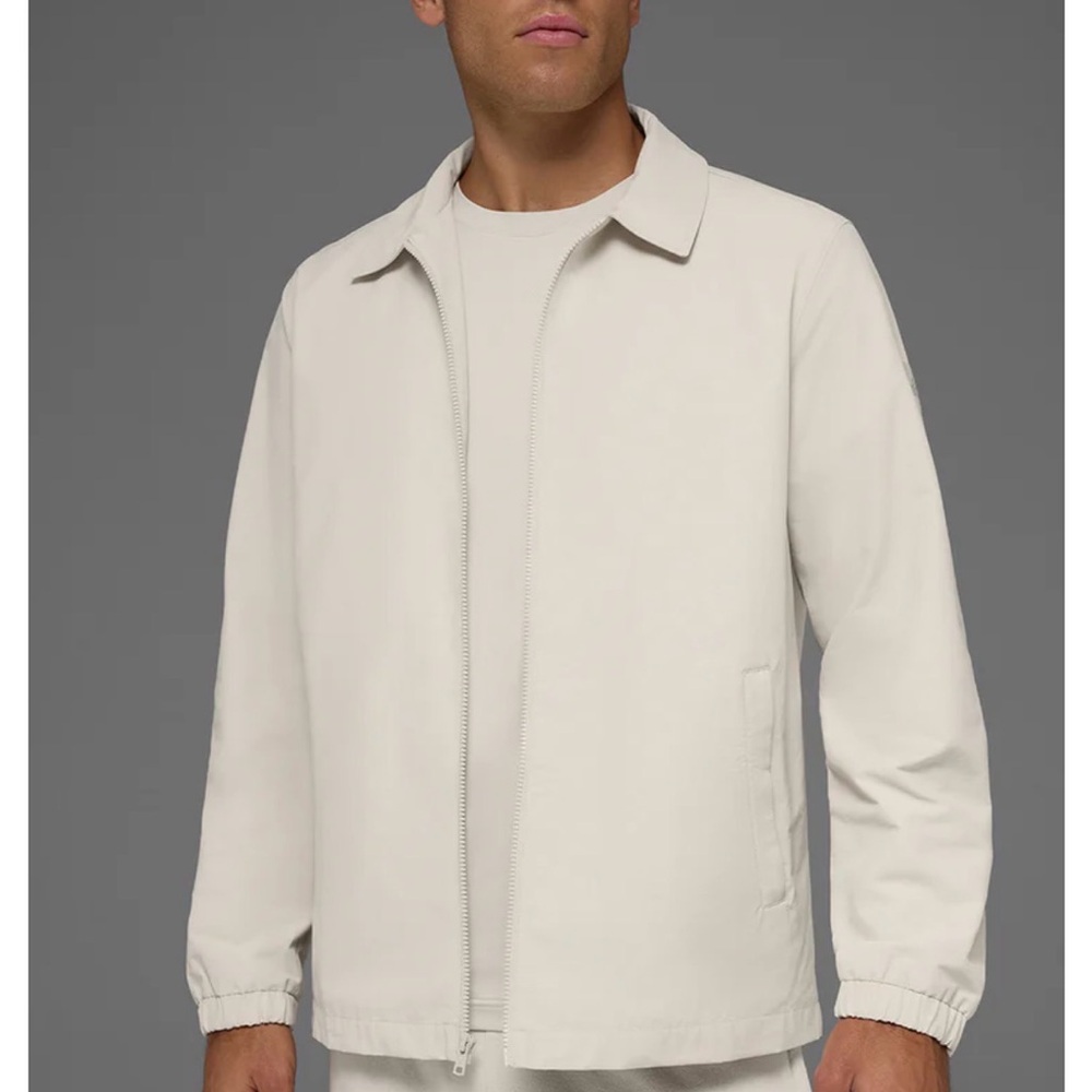 Alo Men’s light jacket M in Bone NWT